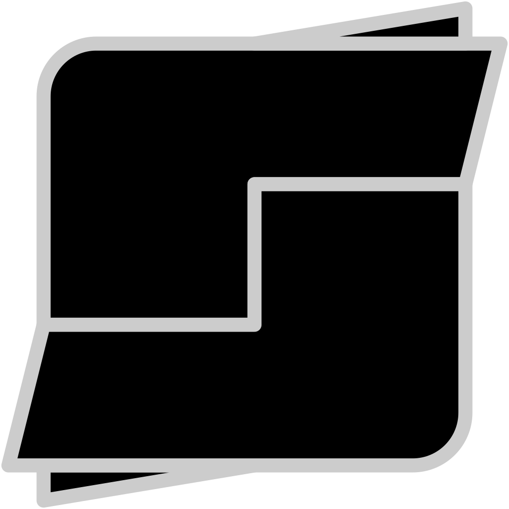 Monochrome dark symbol